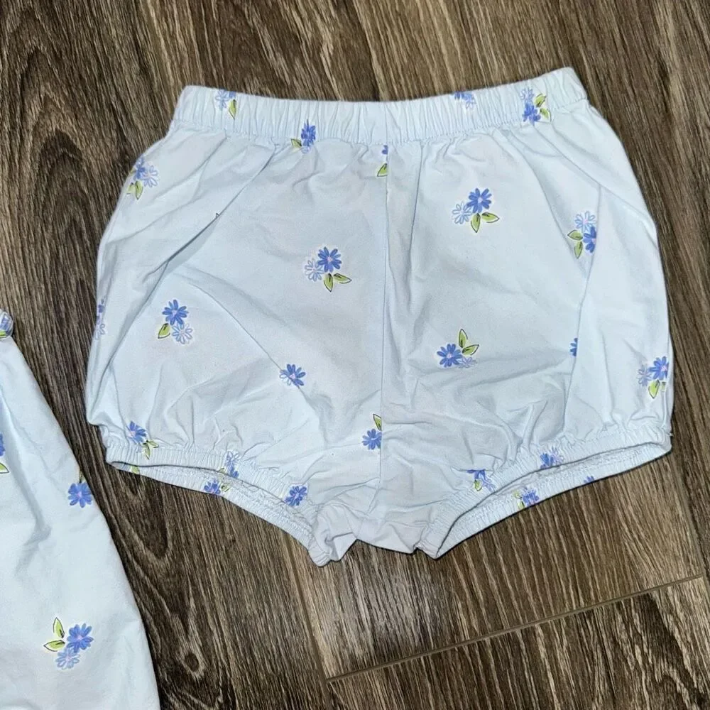 Carters 24 months Blue Floral Dress & Bloomers
